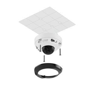 8 MP Dome Kamera Outdoor 2.8 mm white - AJAX